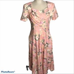 Vintage Floral print Cottagecore dress